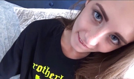 Horny Russian Stepsister Craves Hardcore Fuck with Brother