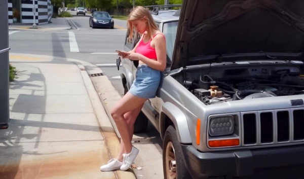 Mechanic Fucks Horny Russian Car Owner After Fixing Broken Car POV