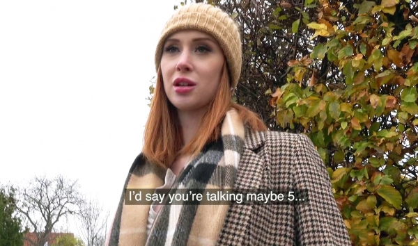 Fiery Redhead Picked Up Fucked Senseless Paid Huge Bonus Cash