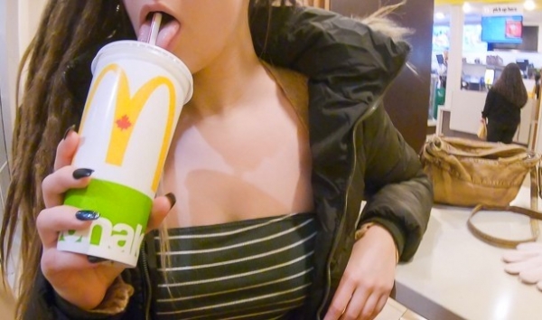 Wild Public Gangbang After Russian Slut Drinks Mystery Horny Shot 4K