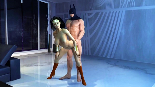 Batman Bruce Wayne Fucks Real Wonder Woman's Tight Wet Pussy Hardcore