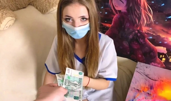 Beautiful Russian Doctor Agrees to Fuck for Money Due to Low Salary