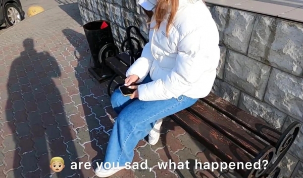 Lonely Sad Russian Girl Invited Home for Tea Fucked Creampie POV