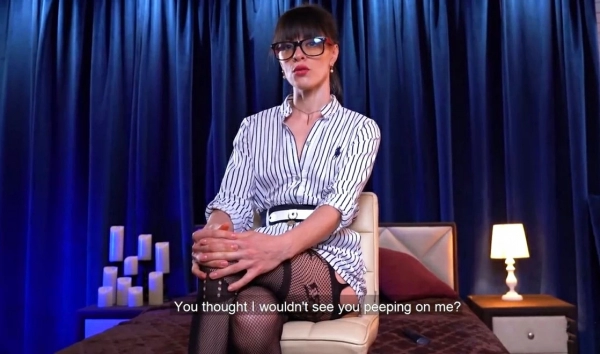 Horny Stepmom Catches StepSon Spying on Her & Jerking Hard Cock POV