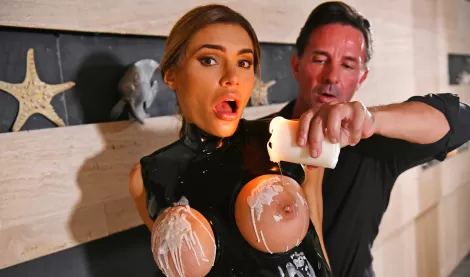 Sexy Russian MILF Destroyed in Brutal BDSM Double Penetration Orgy