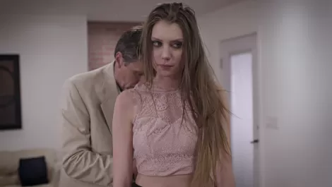 Stepdad and His Boss Take Turns Pounding Stepdaughter's Tight Pussy