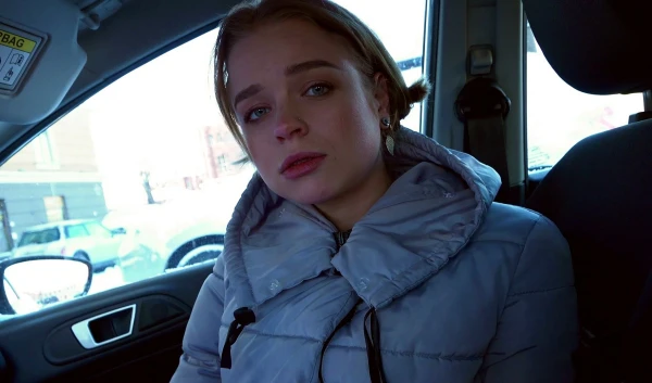 Debt Collector Fucks Desperate Broke Slut in Car Then Apartment
