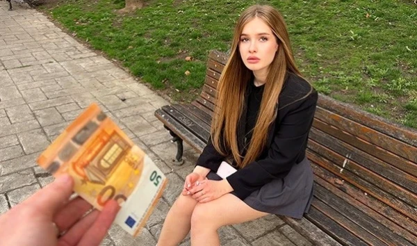 Stranded Russian Girl Sheltered, Given Money & Fucked Creampie POV!