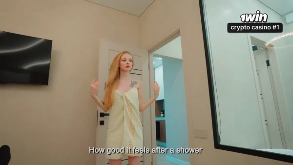 Russian Stepmom Drops Towel on Stepson - Fuck Not Fight Creampie
