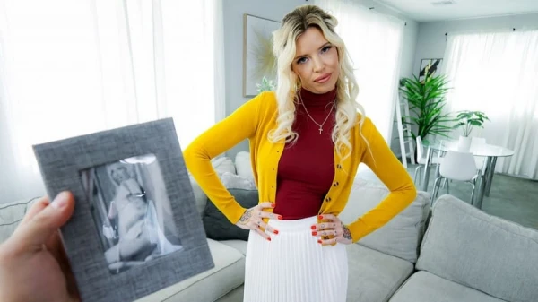 Stepson Blackmails Stepmom w/ Porn Pics - Deepthroat Creampie No Tell Dad!