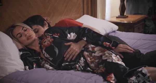 Busty Stepmom Final Creampie: Stepson's Last Cum Deep in Womb Incest